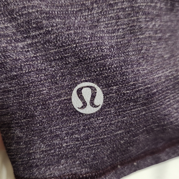 Lululemon 2-In-Run Tank Heathered Deep Zinfandel / Deep Zinfandel Size 12 - Picture 9 of 10